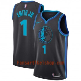 Dallas Mavericks Trikot Dennis Smith 1 2018-19 Nike City Edition Schwarz Blau Swingman - Herren